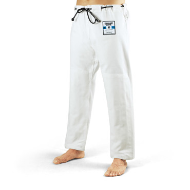 GROUND GAME BJJ GI PANTS - WHITE